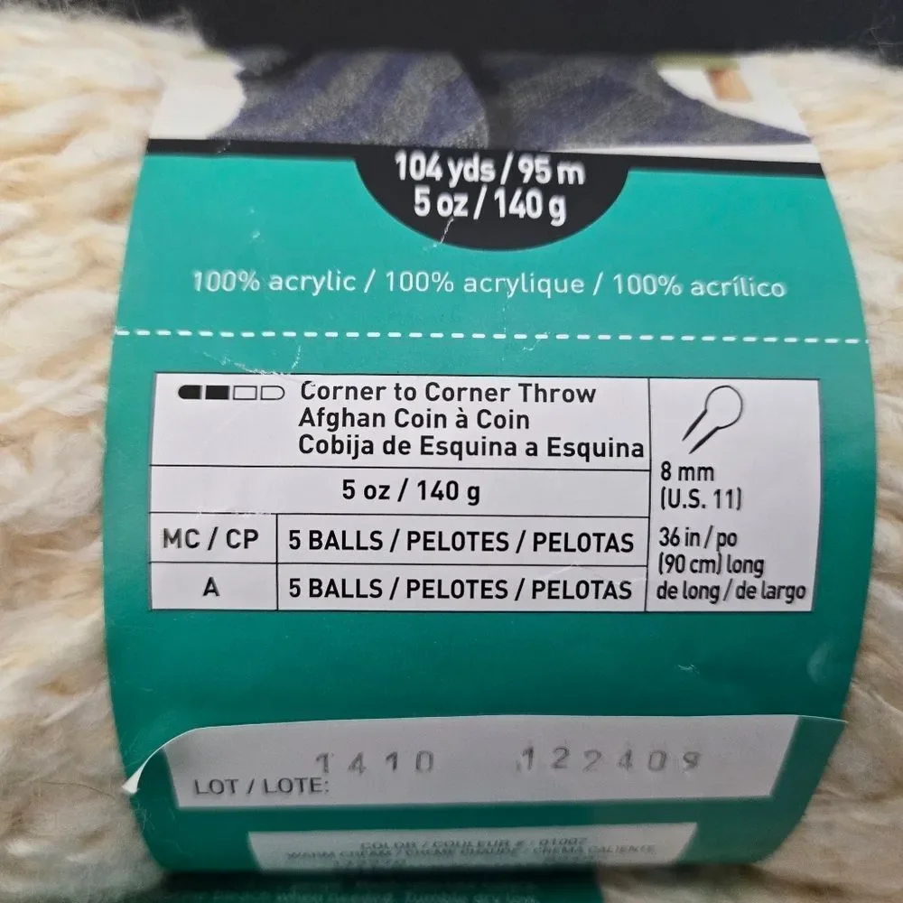 Loops & Threads Country Loom Yarn Warm Cream
